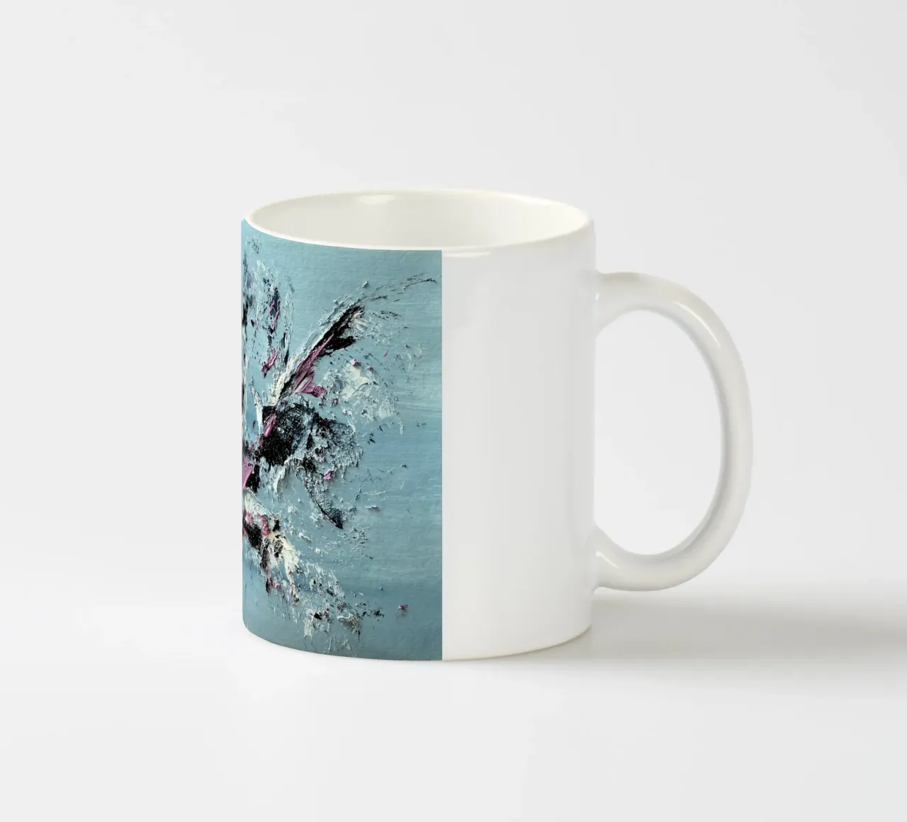 IDEAL GIFT 124 tazza in ceramica da Thierry Vobmann Abstract painting
