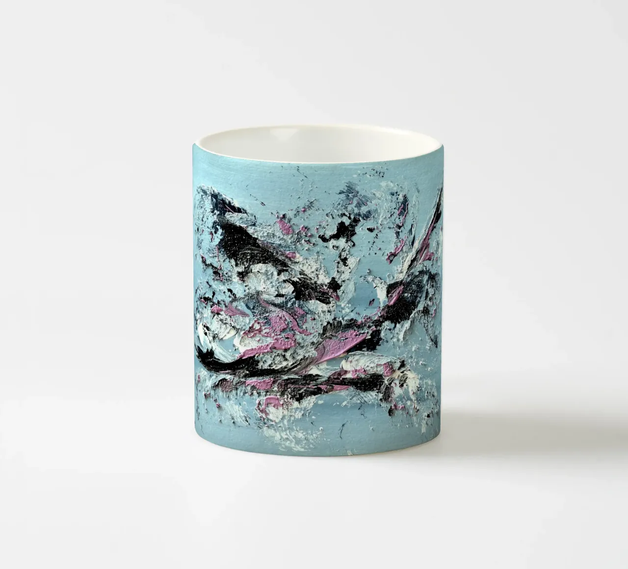 IDEAL GIFT 124 tazza in ceramica da Thierry Vobmann Abstract painting