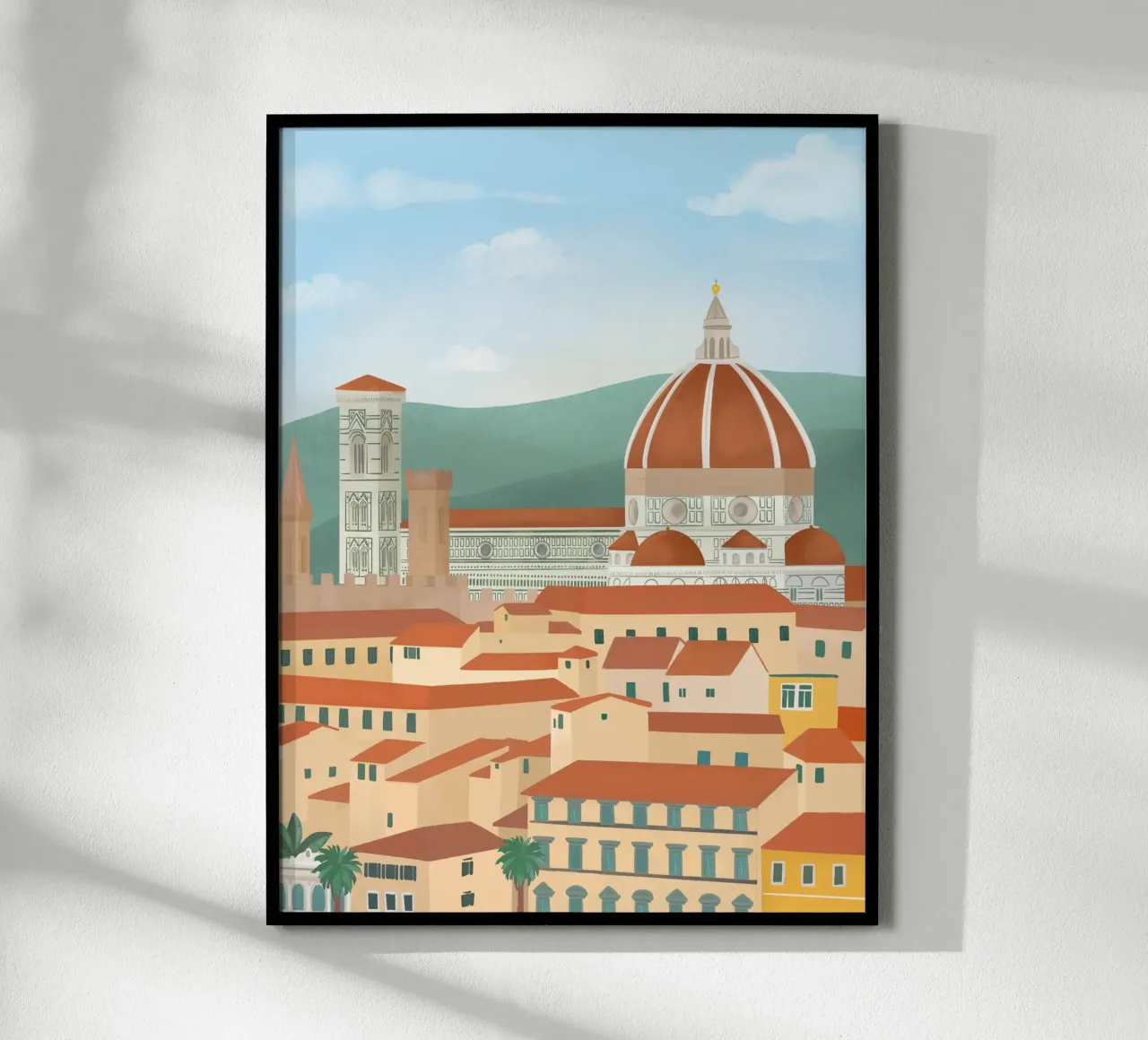 Florence, Italy poster with plastic frame by PetrArts