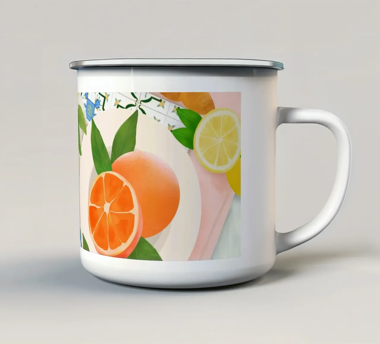 Summer Brunch tazza in smalto da PetrArts