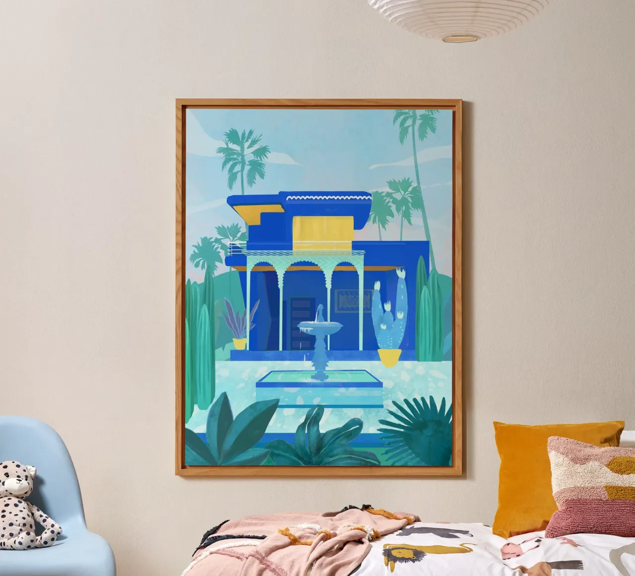 Jardine Majorelle, Morocco alu-dibond by PetrArts