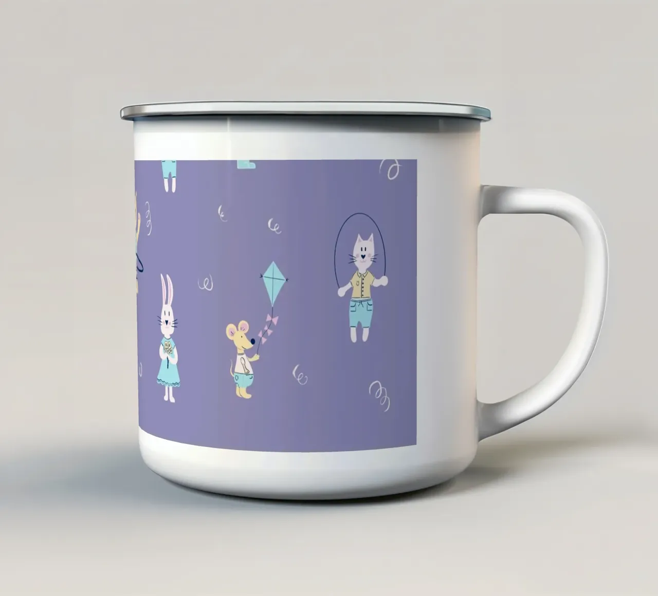 Festa Tiere tazza in smalto da nicigabrieldesigns