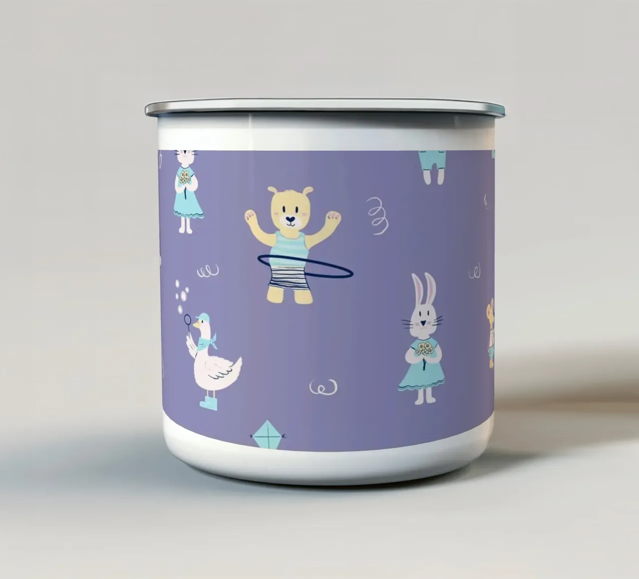Festa Tiere tazza in smalto da nicigabrieldesigns