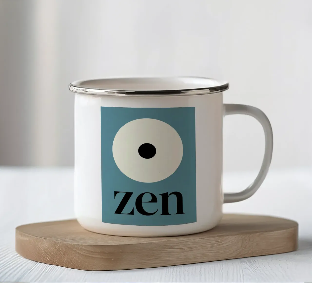 Cerchio Zen tazza in smalto da logic