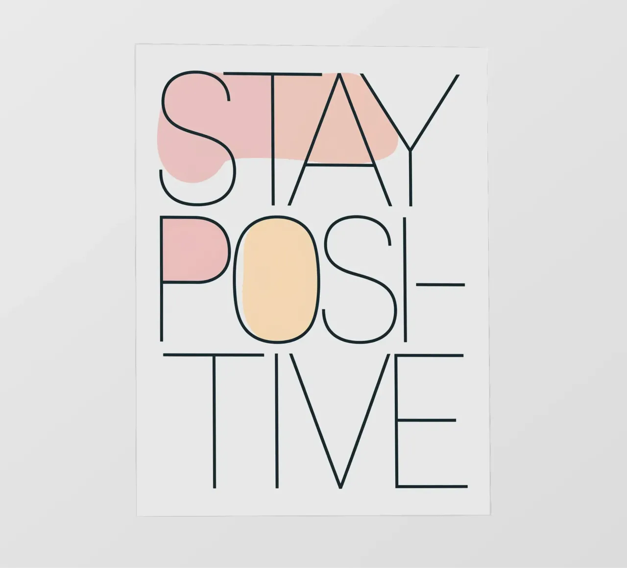 RIMANERE POSITIVI telo in pvc da logic