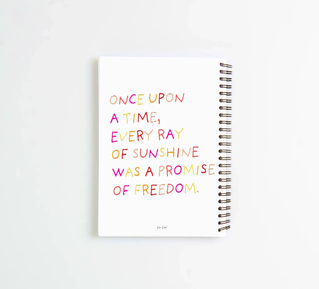 A promise of freedom diario ad anelli da Ohkimiko