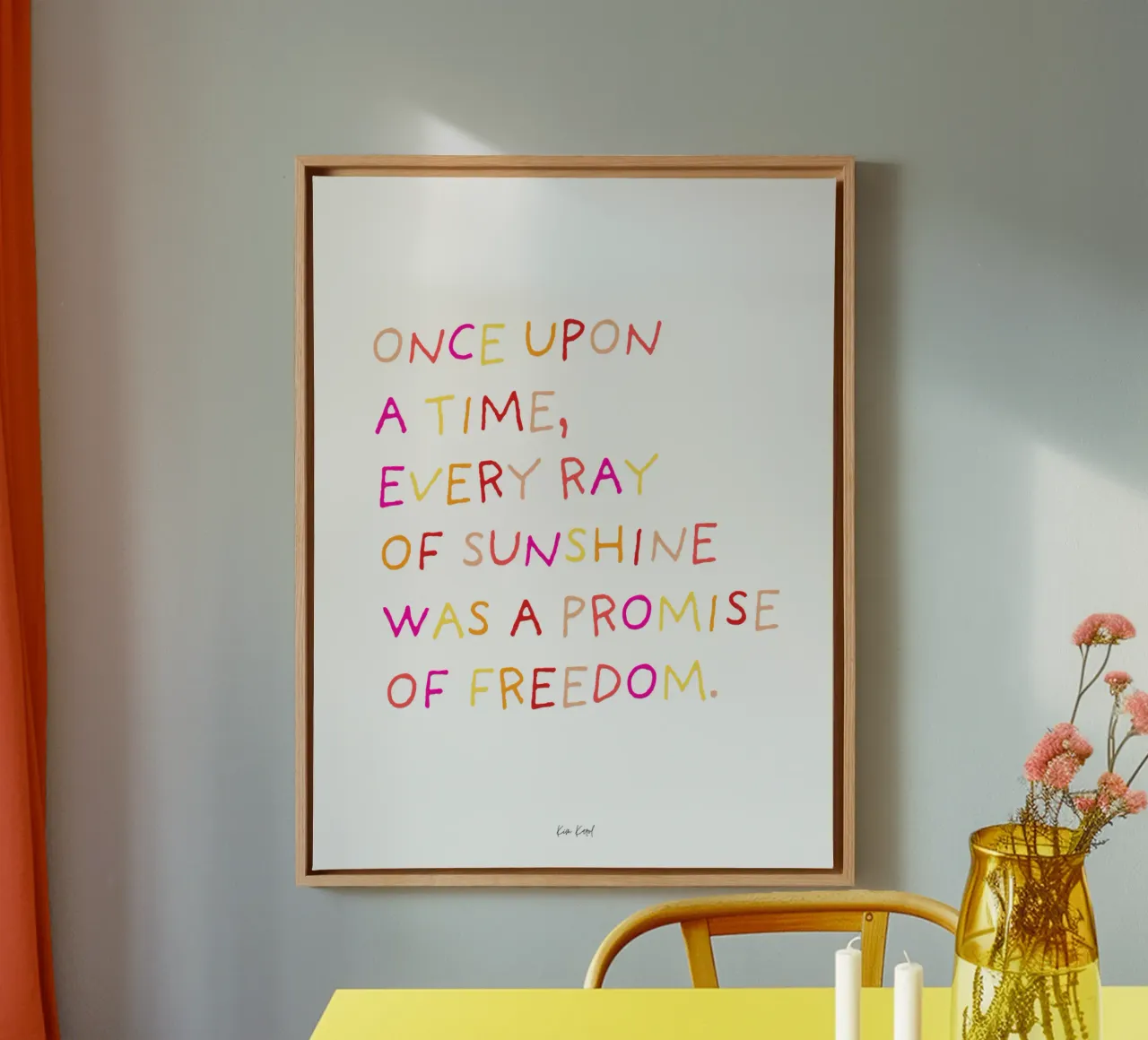 A promise of freedom tela da Ohkimiko
