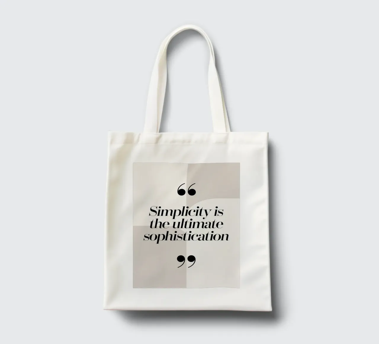 La semplicità è il massimo della raffinatezza borsa in juta da logic