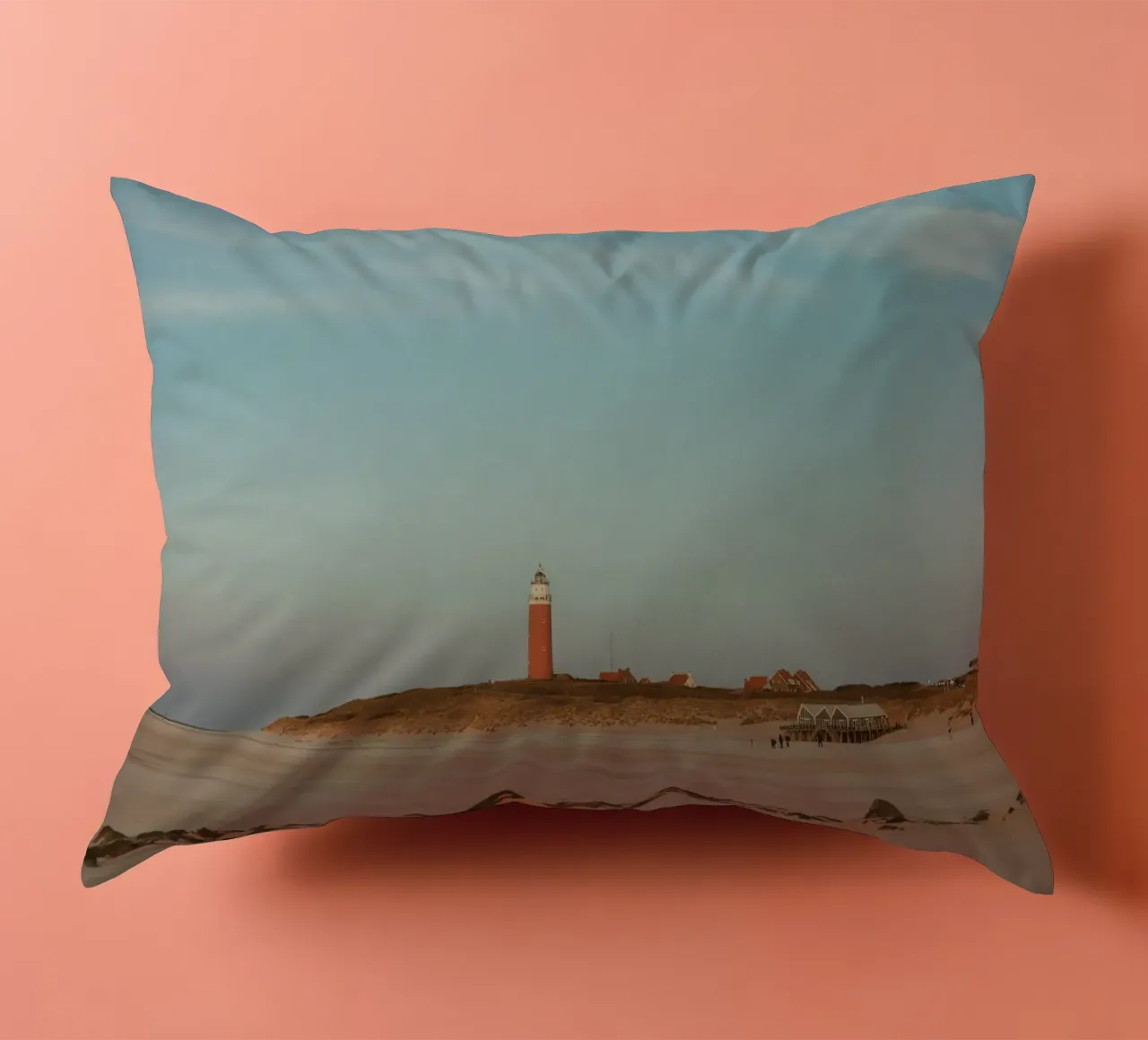 Leuchtturm auf Texel cuscino da Stina Freytag