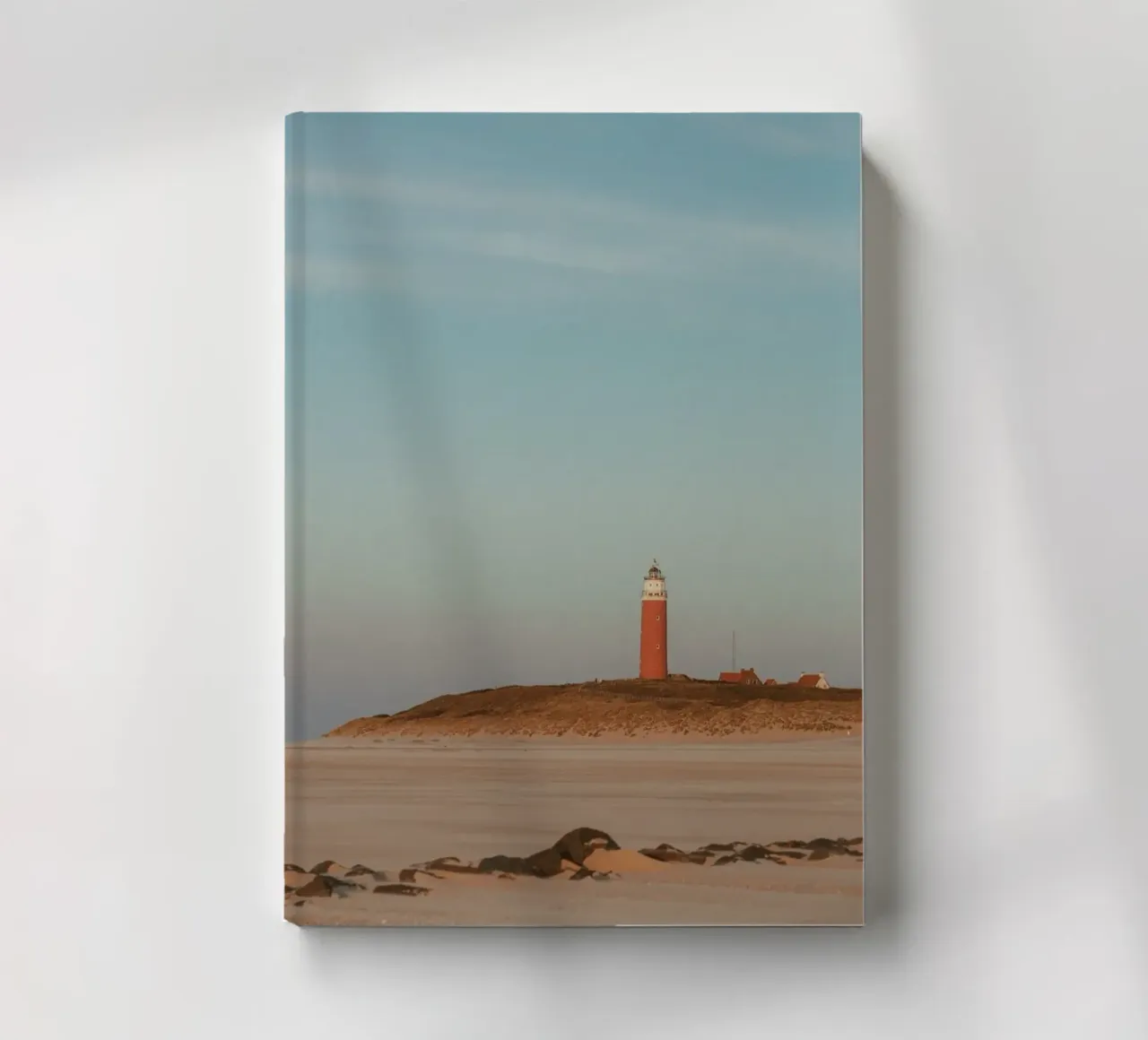 Leuchtturm auf Texel notebook by Stina Freytag