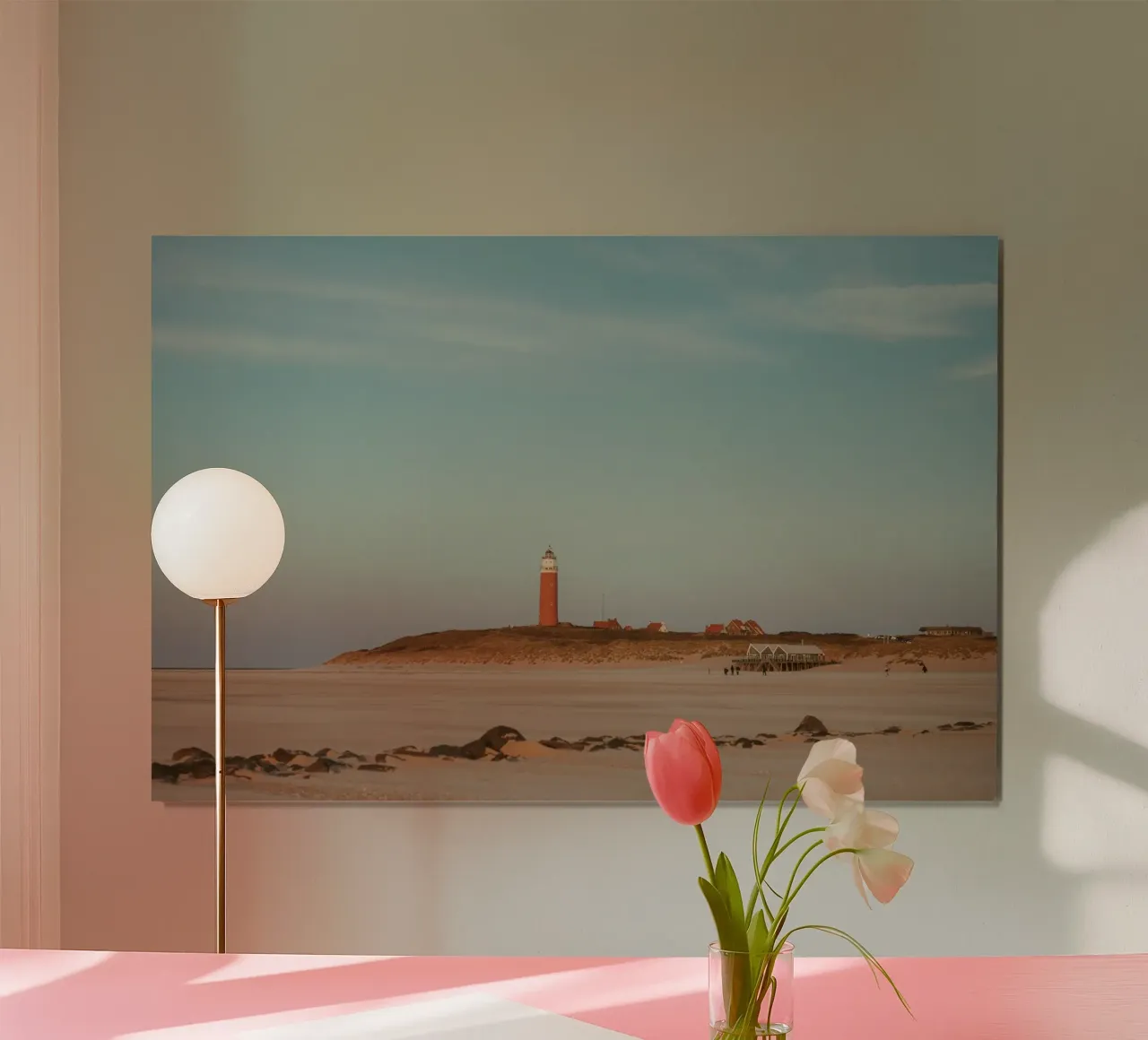 Leuchtturm auf Texel carta hahnemühle da Stina Freytag