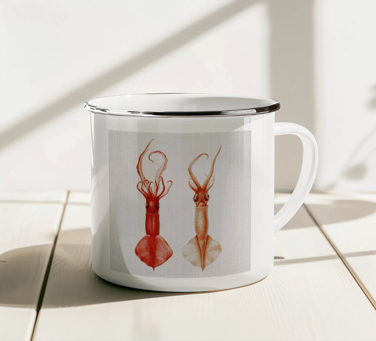 Print 213 tazza in smalto da Lila x Lola