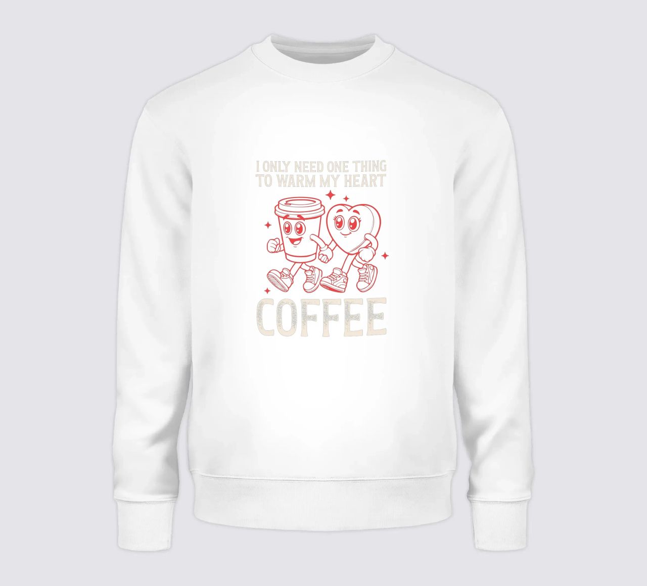 I only need one thing to warm my heart, coffee. felpa da edsonramosart
