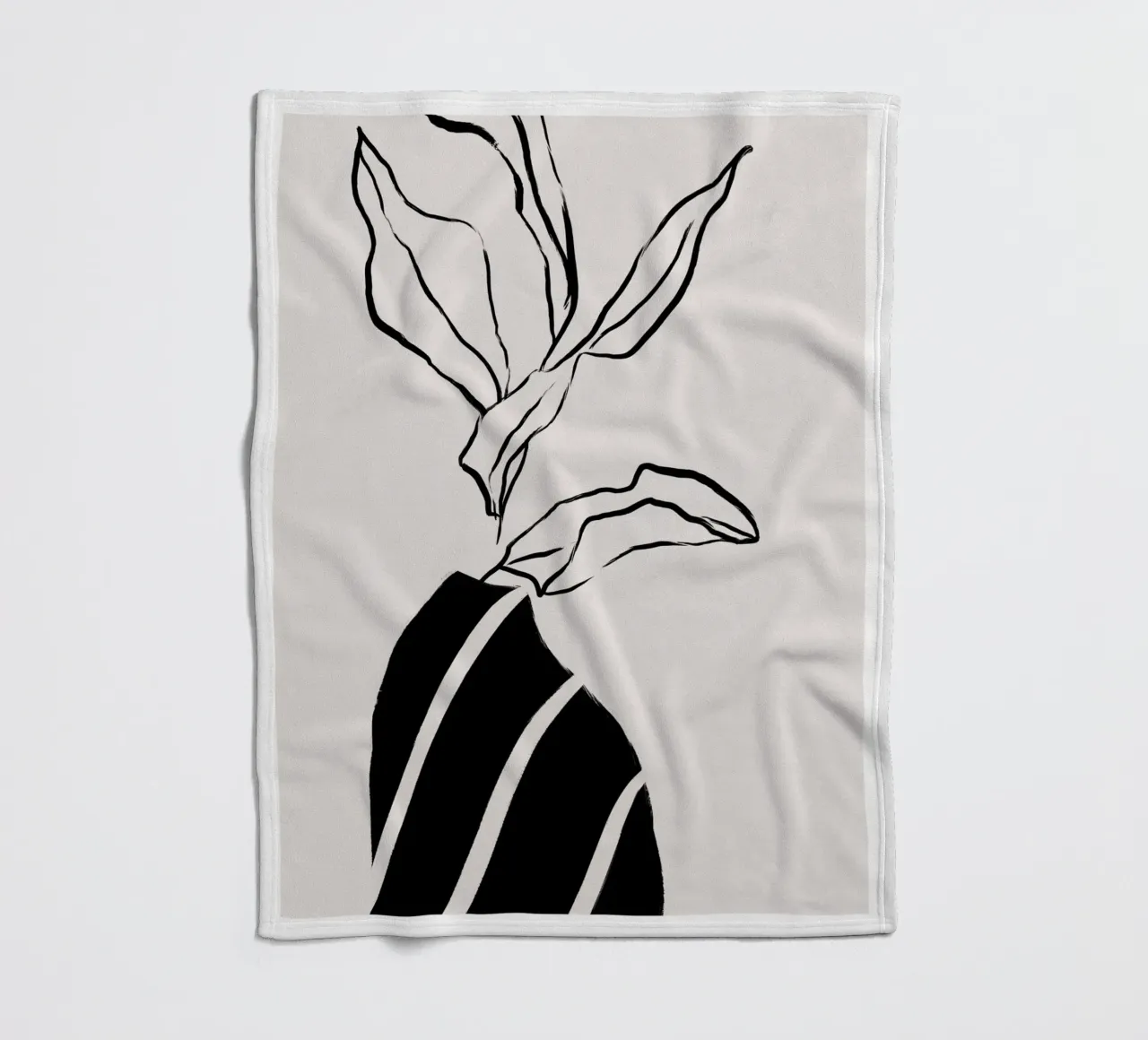 The New Simple No 65 manta de franela de treechild