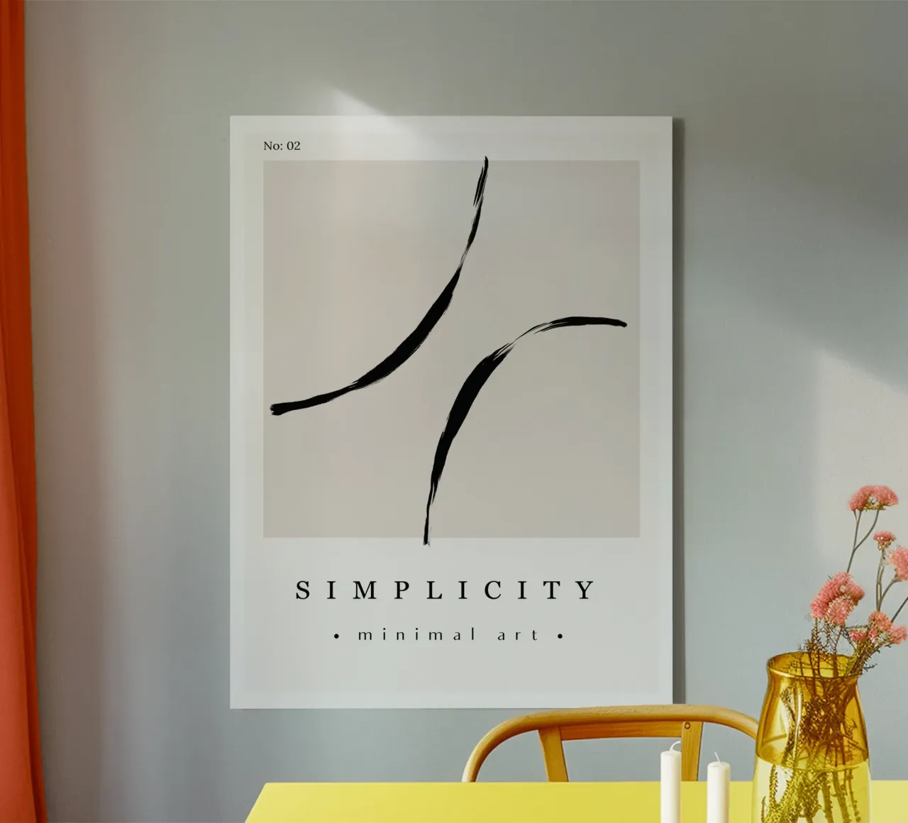 The New Simple No 66 Leinwand von treechild
