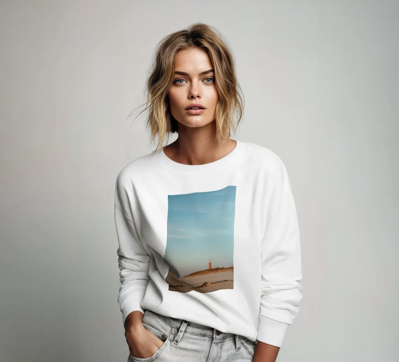 Texel Leuchtturm felpa da Stina Freytag