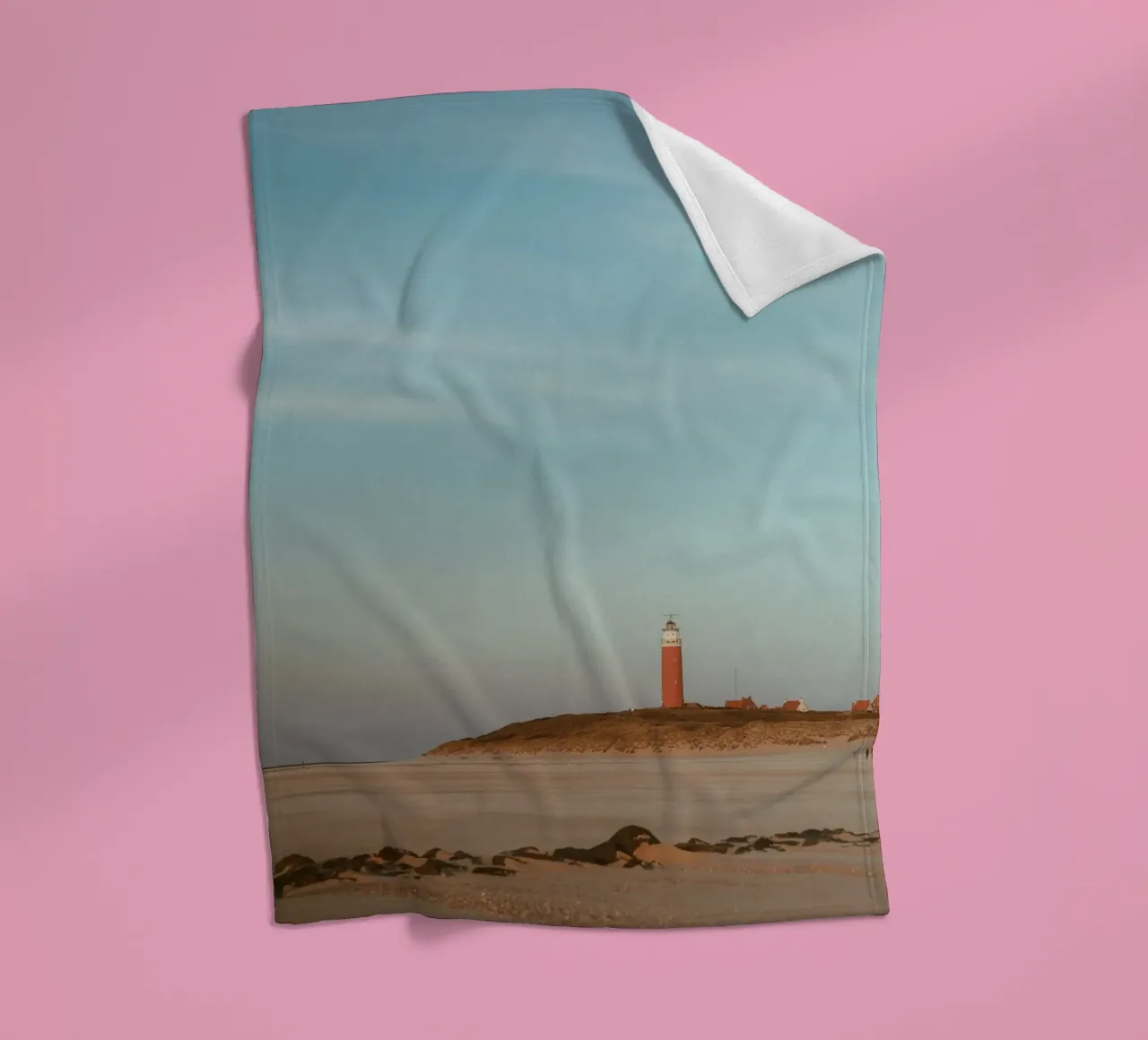 Texel Leuchtturm coperta in pile da Stina Freytag