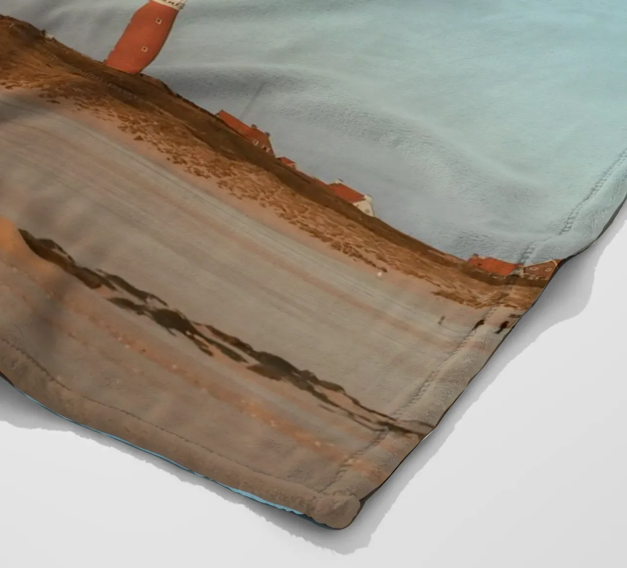 Texel Leuchtturm coperta in pile da Stina Freytag
