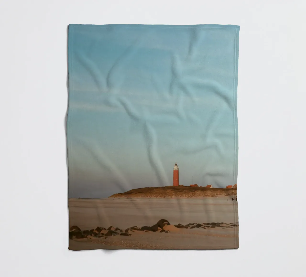 Texel Leuchtturm coperta in pile da Stina Freytag