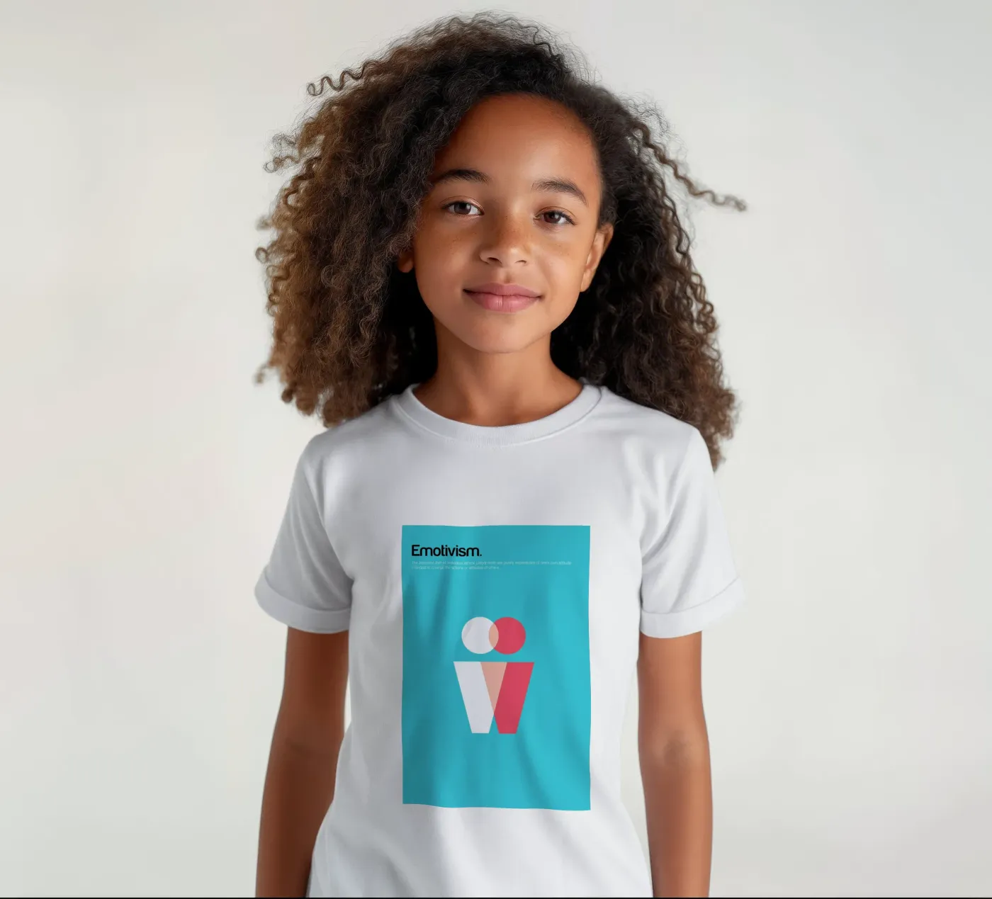 Emotivism kinder t-shirt van Genís Carreras