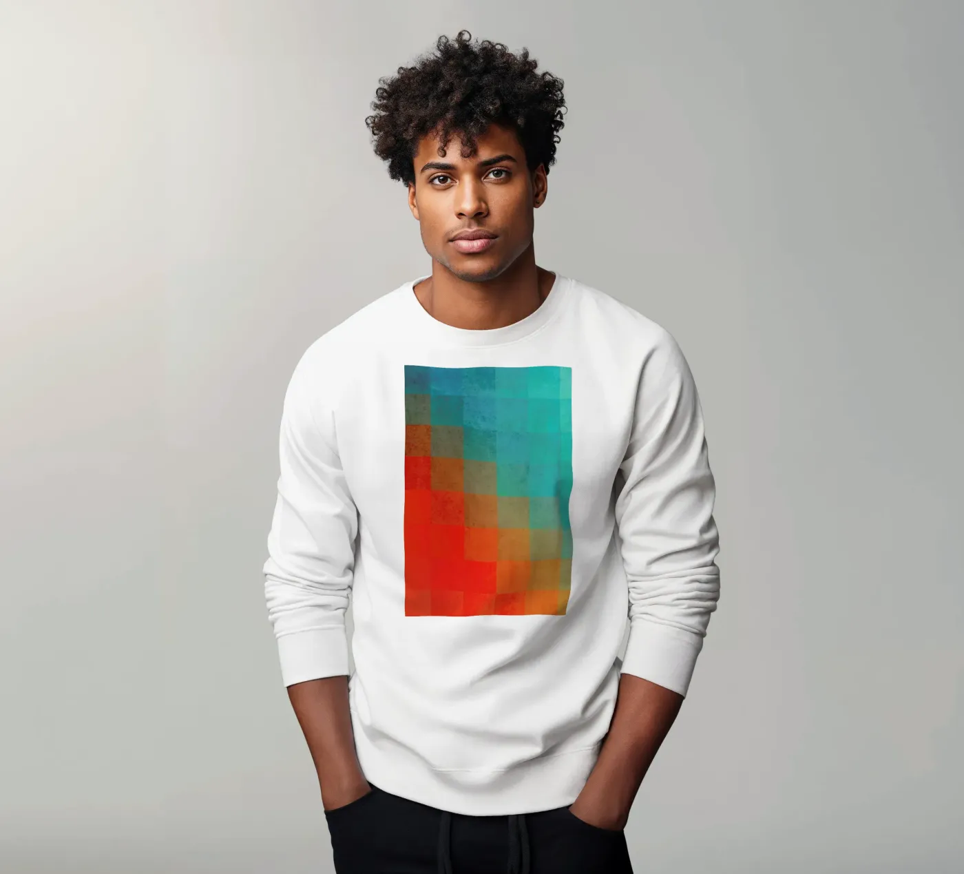 Beach Pixel Surface sweatshirt by Danny Ivan