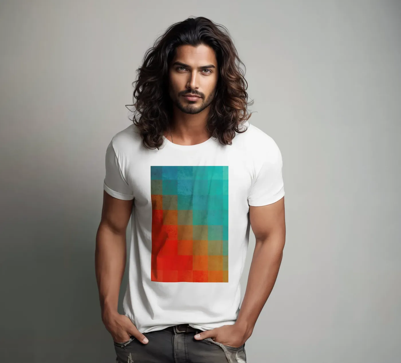 Beach Pixel Surface t-shirt da Danny Ivan