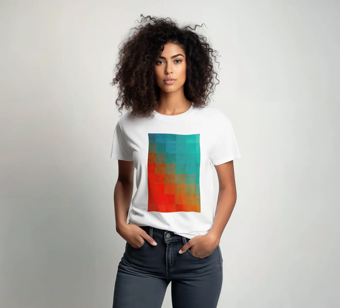 Beach Pixel Surface t-shirt da Danny Ivan