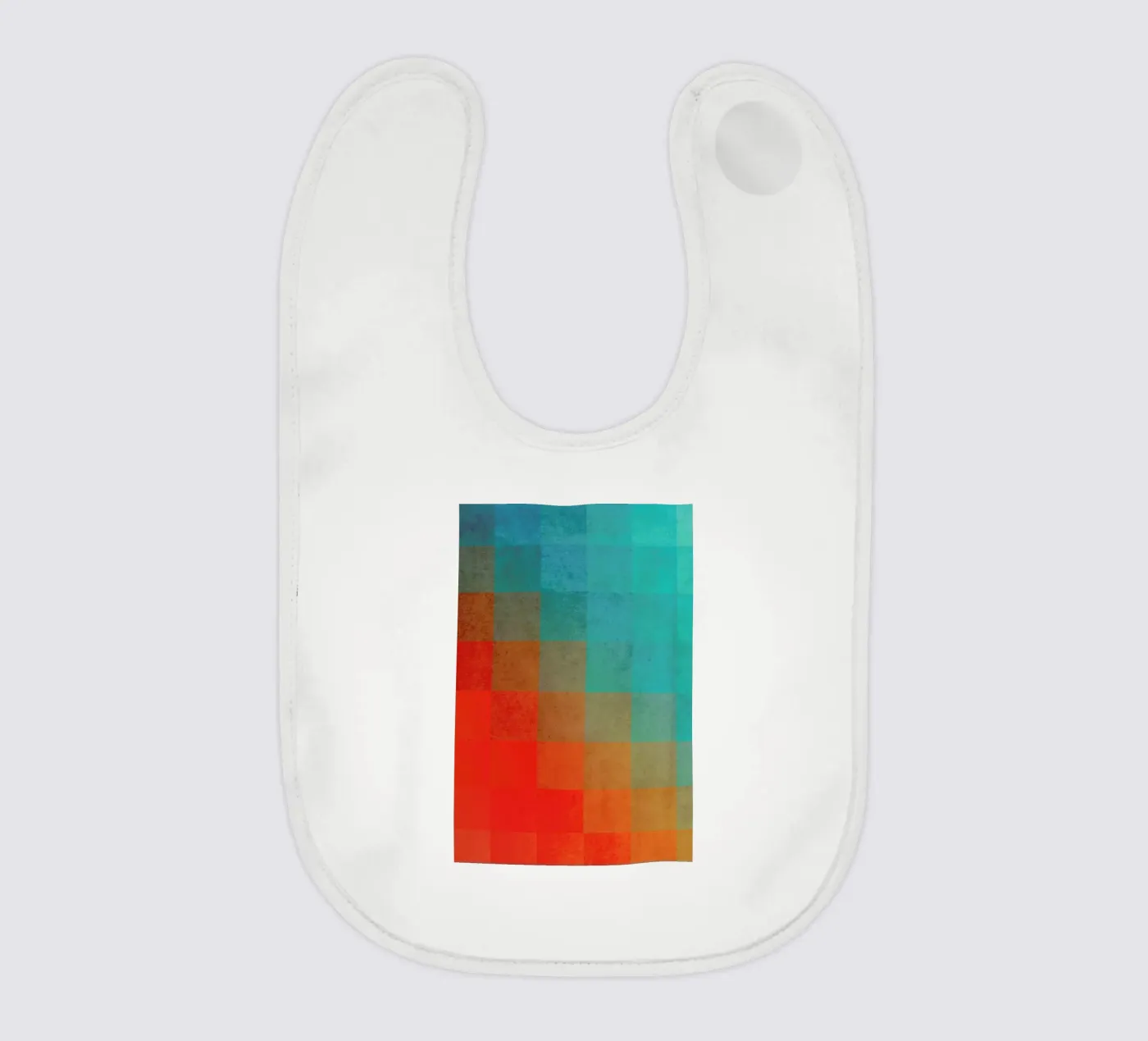 Beach Pixel Surface baby bib by Danny Ivan