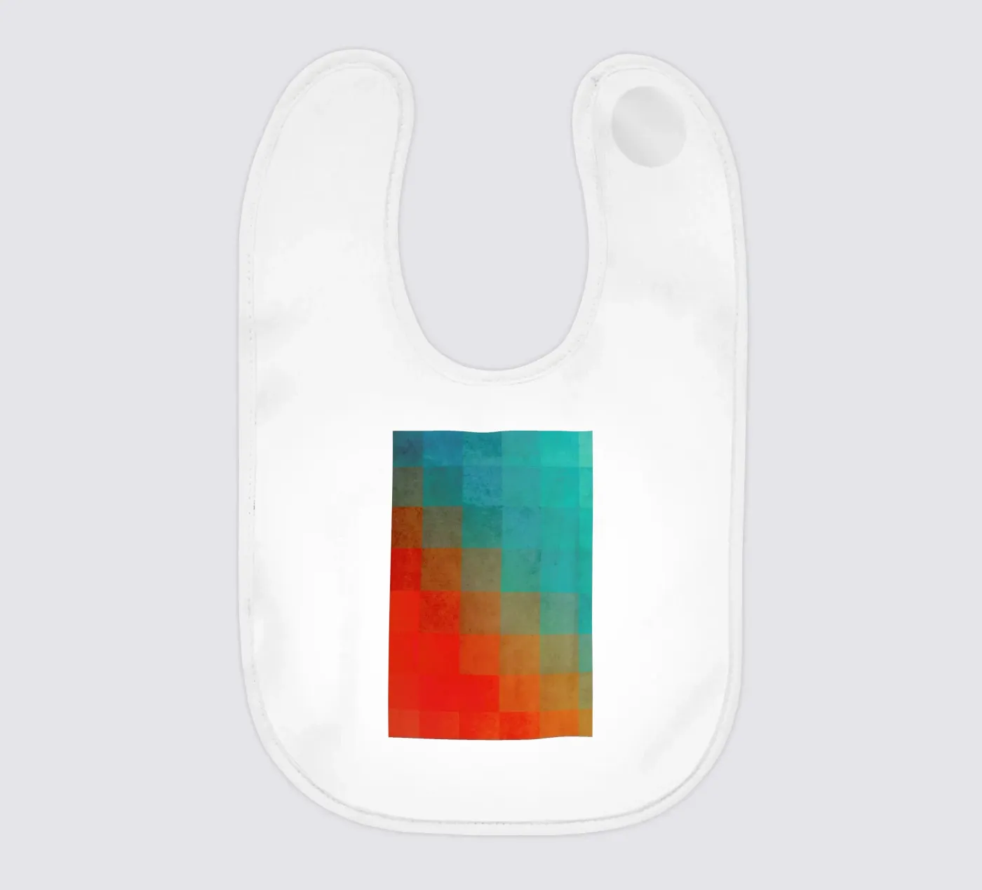 Beach Pixel Surface baby bib by Danny Ivan