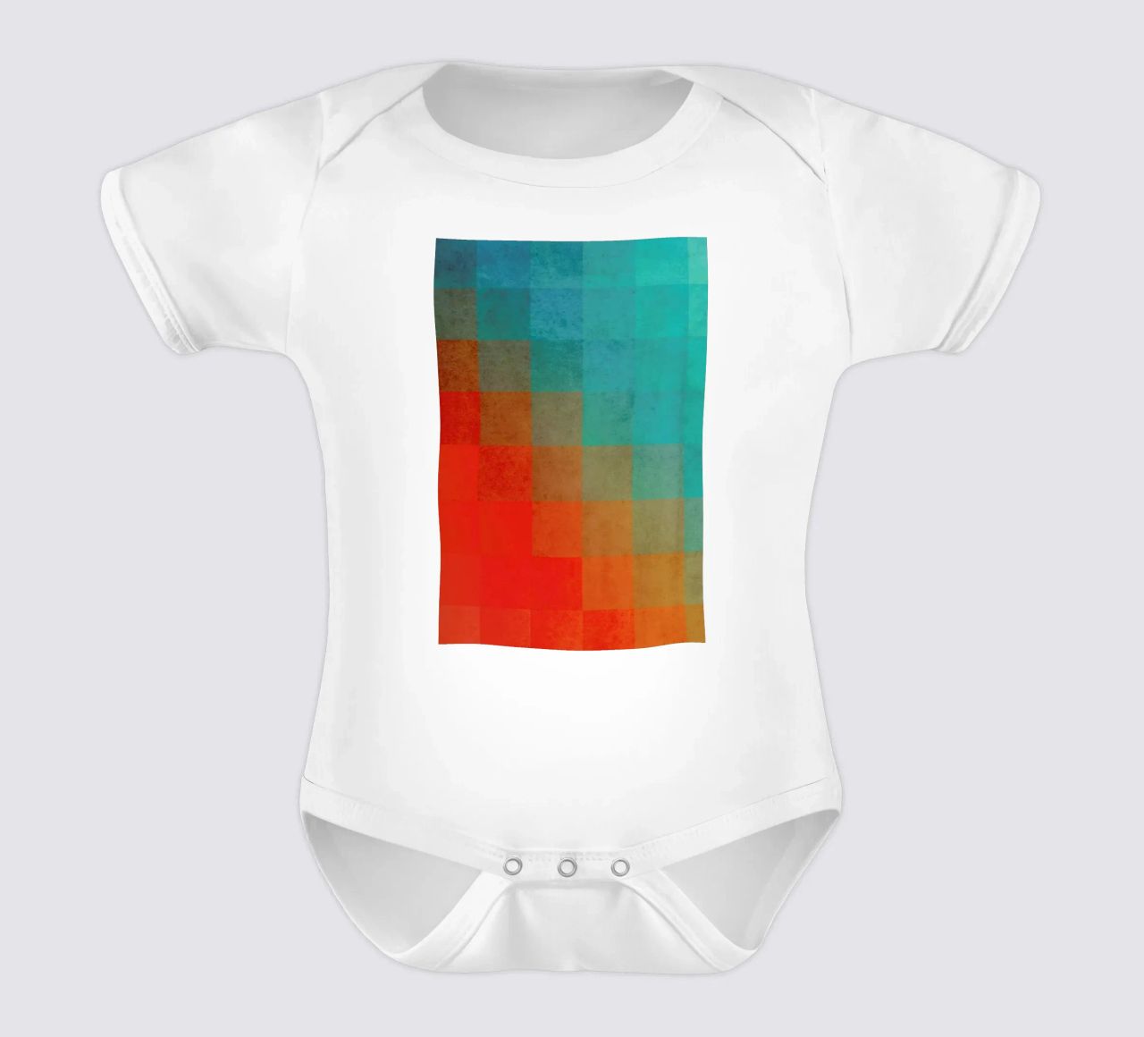 Beach Pixel Surface body neonato maniche corte da Danny Ivan