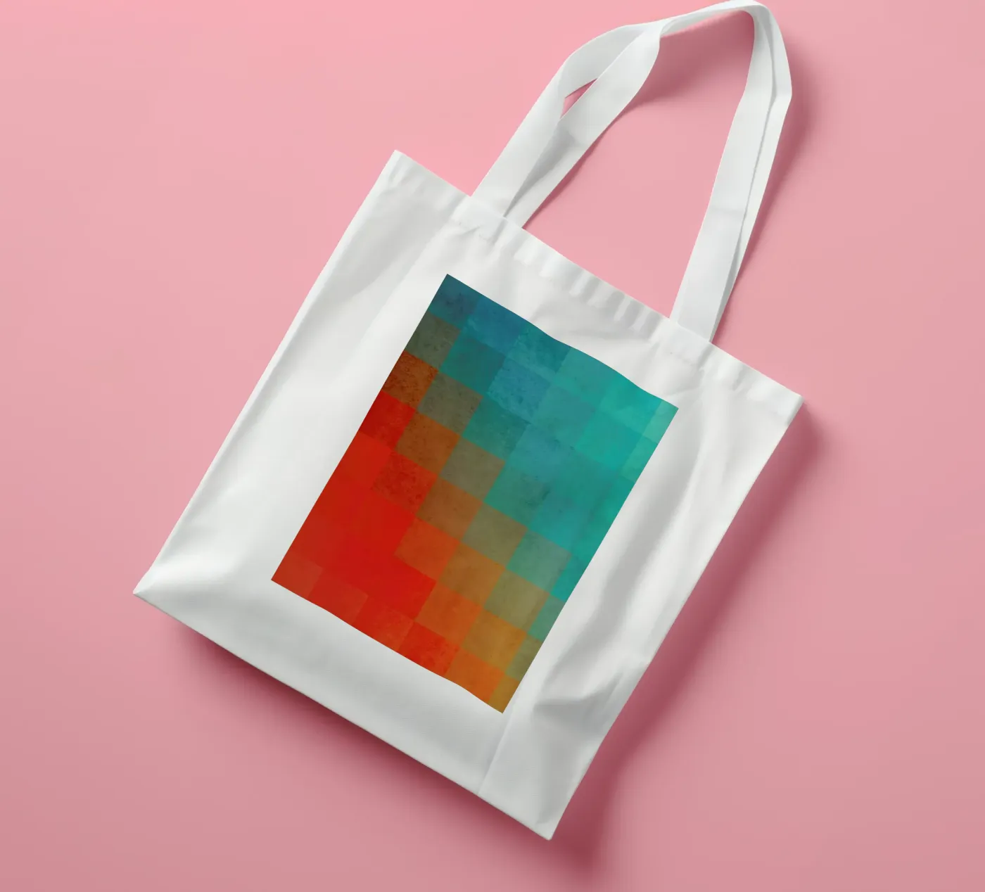 Beach Pixel Surface tote bag by Danny Ivan