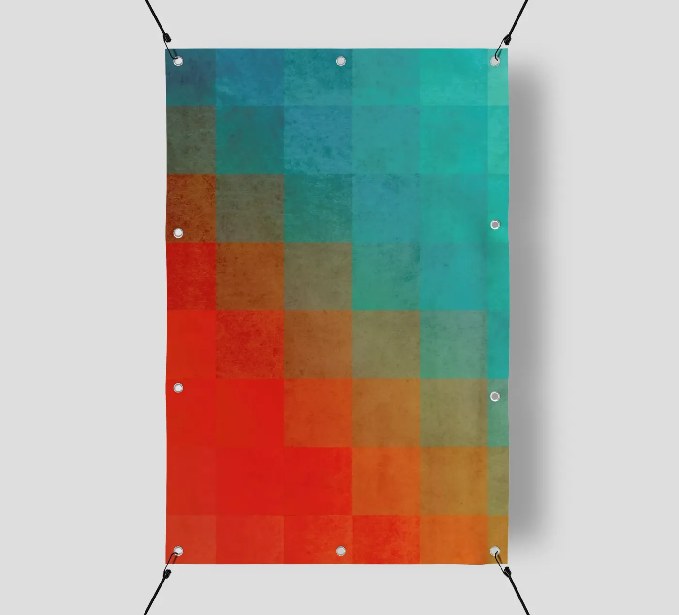 Beach Pixel Surface PVC Plane von Danny Ivan