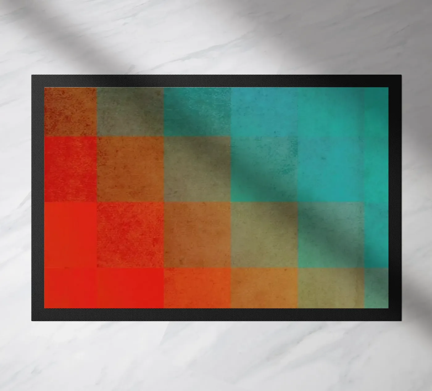 Beach Pixel Surface doormat by Danny Ivan