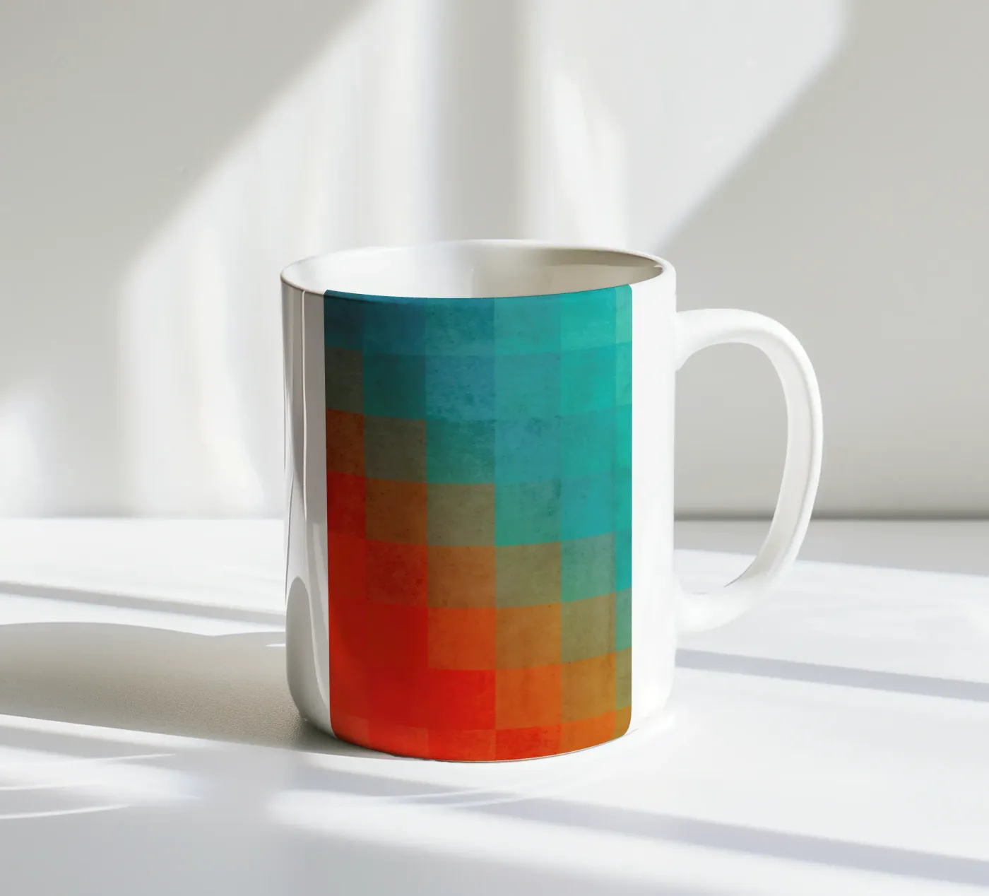Beach Pixel Surface tazza in ceramica da Danny Ivan