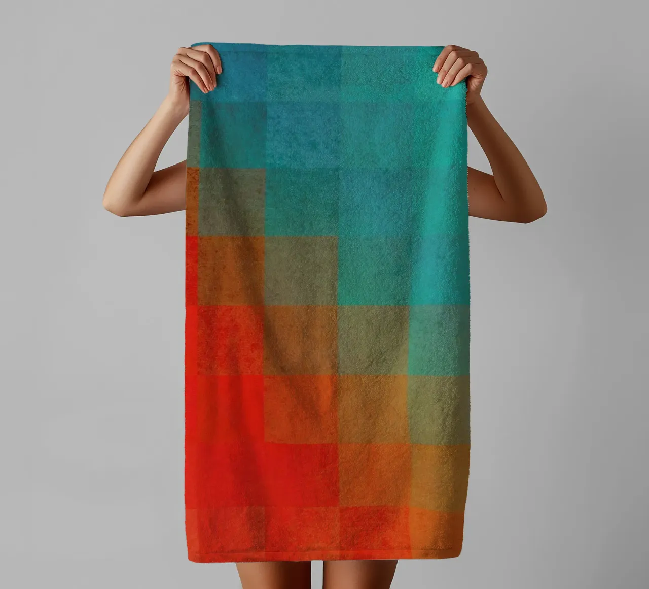 Beach Pixel Surface towel by Danny Ivan