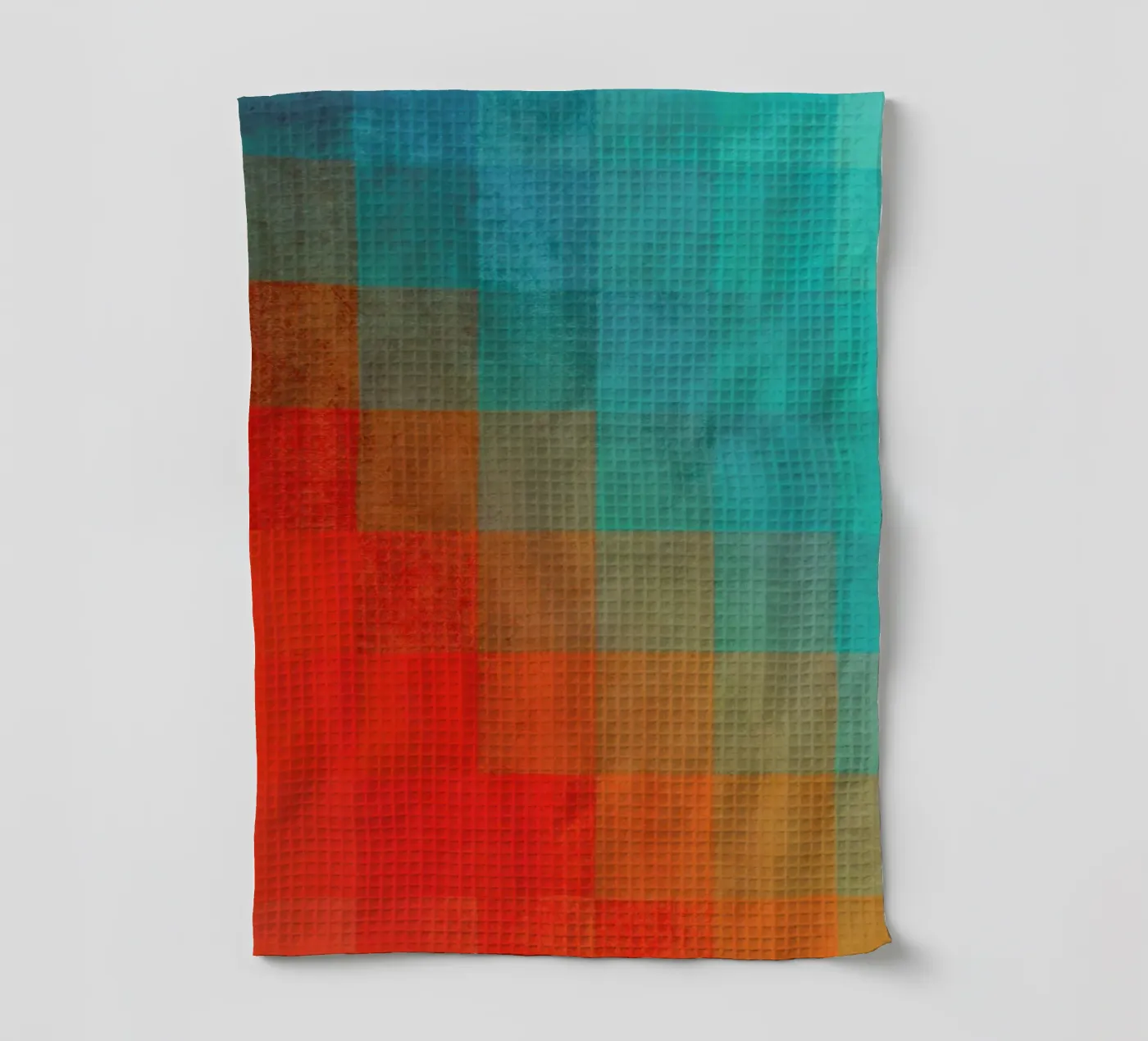 Beach Pixel Surface tea towel by Danny Ivan