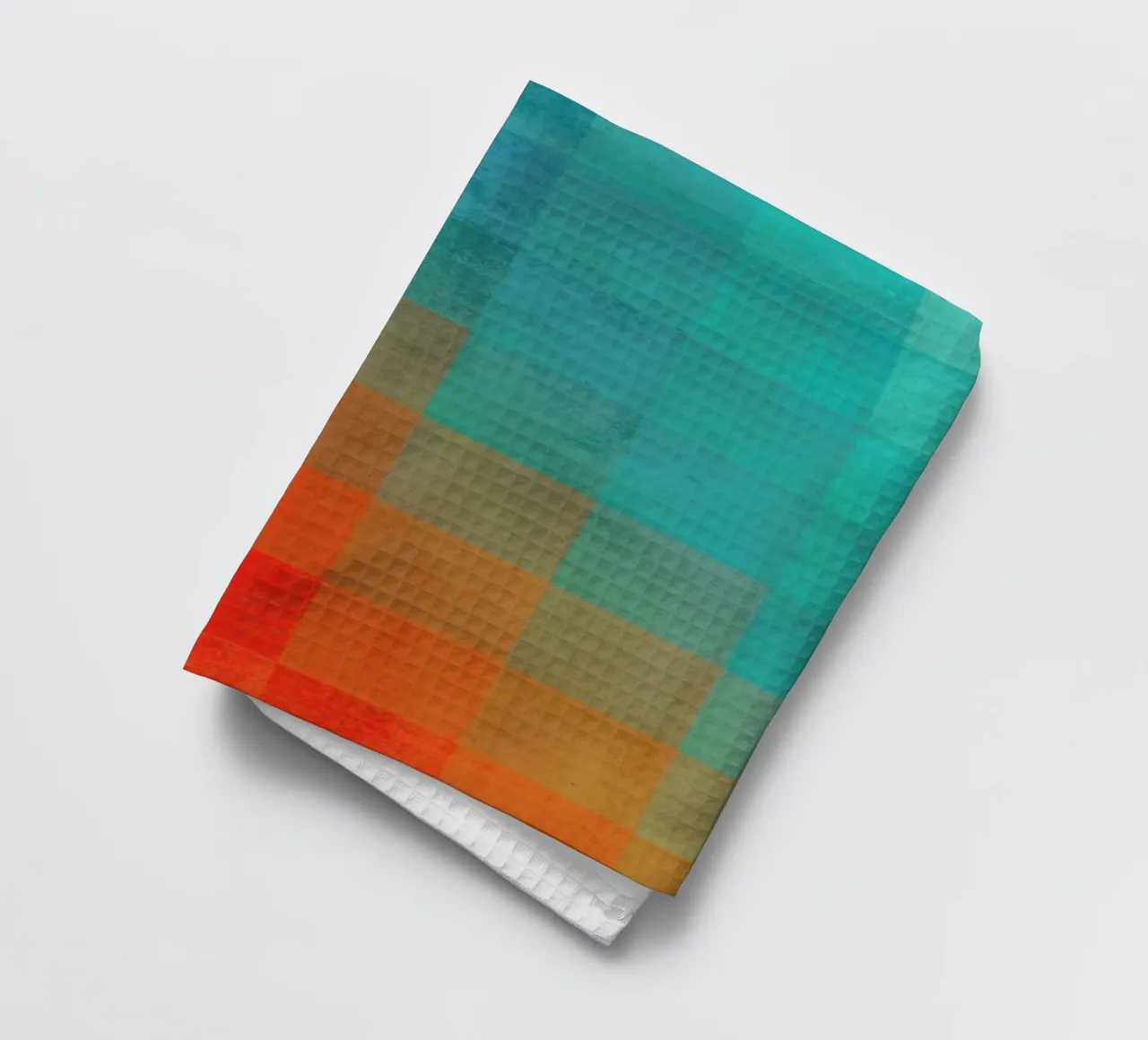 Beach Pixel Surface tea towel by Danny Ivan