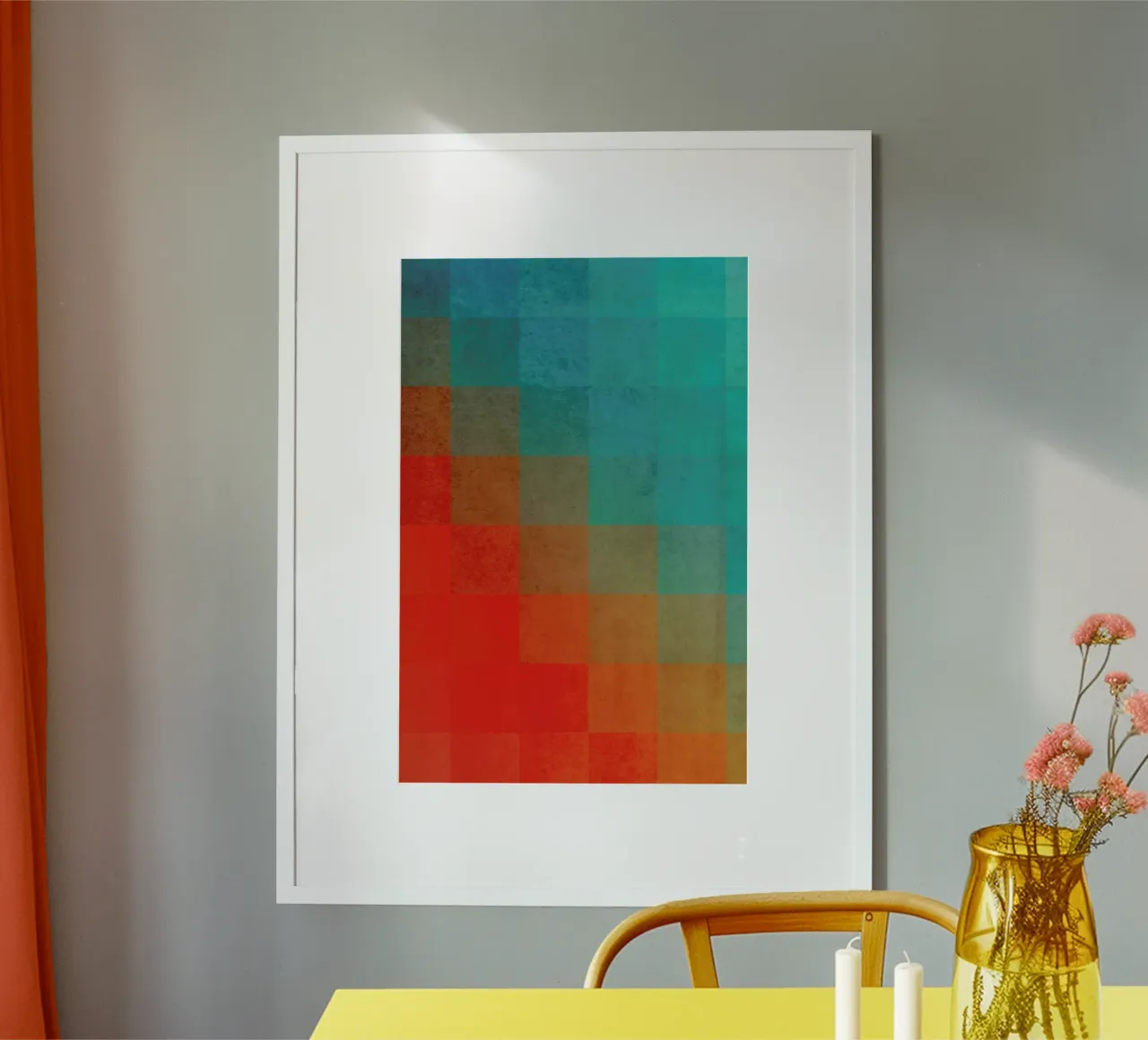 Beach Pixel Surface poster by Danny Ivan