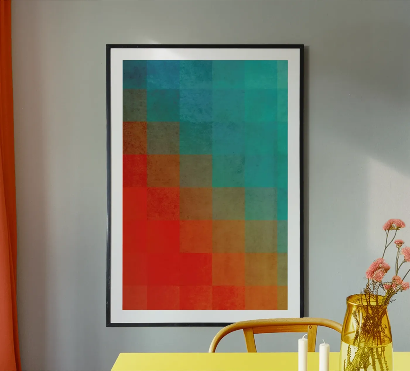 Beach Pixel Surface poster de Danny Ivan