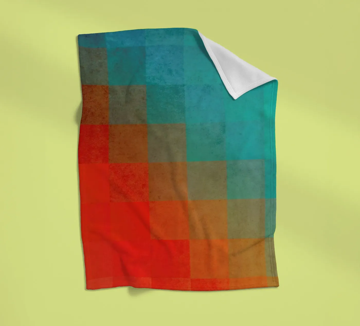 Beach Pixel Surface fleecedeken van Danny Ivan