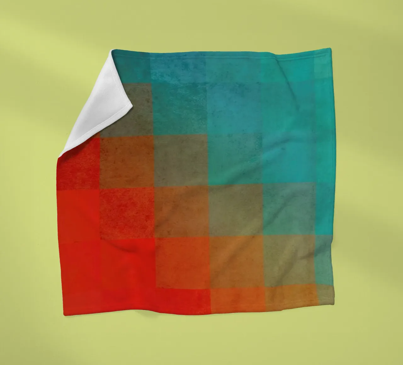 Beach Pixel Surface Fleecedecke von Danny Ivan