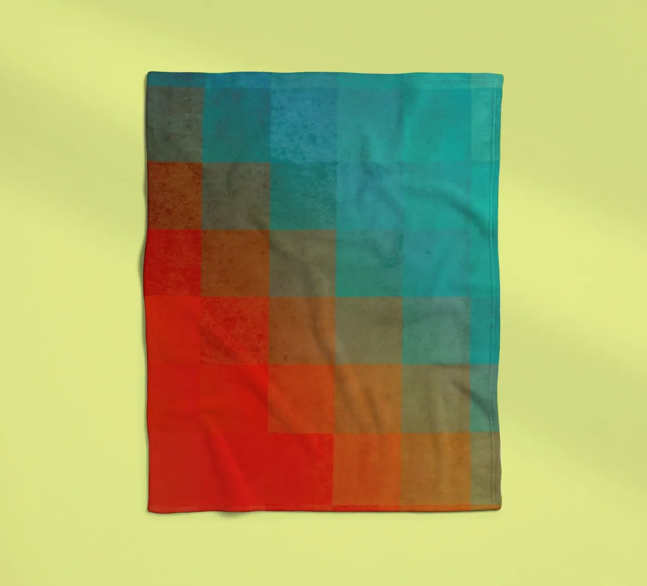 Beach Pixel Surface Fleecedecke von Danny Ivan