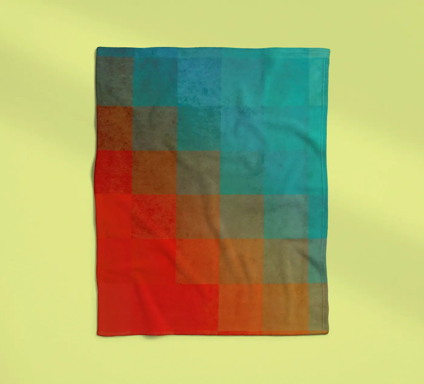 Beach Pixel Surface fleecedeken van Danny Ivan