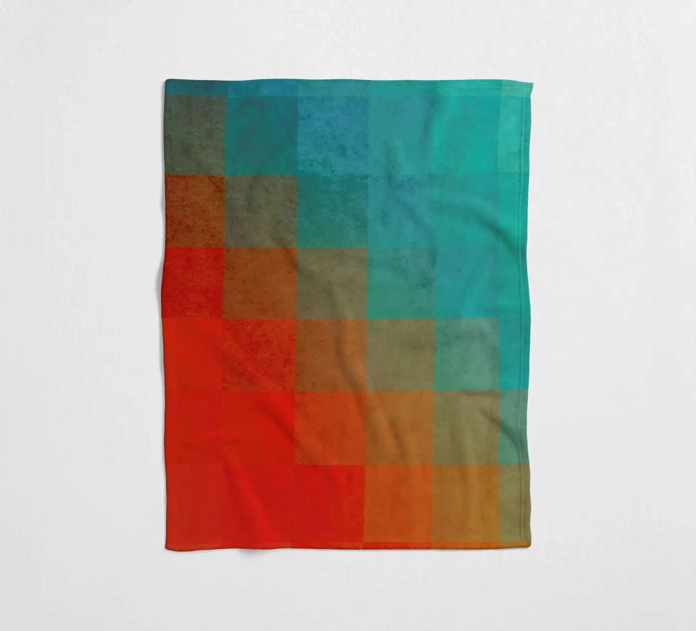 Beach Pixel Surface fleecedeken van Danny Ivan