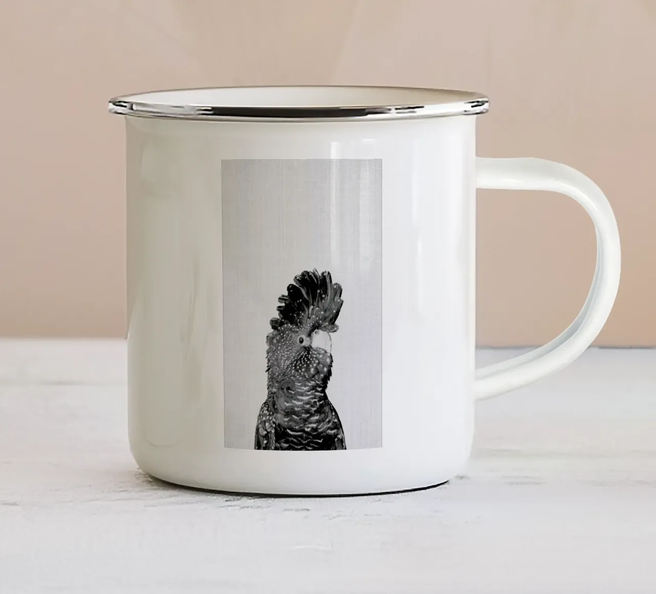 Print 66 tazza in smalto da Lila x Lola