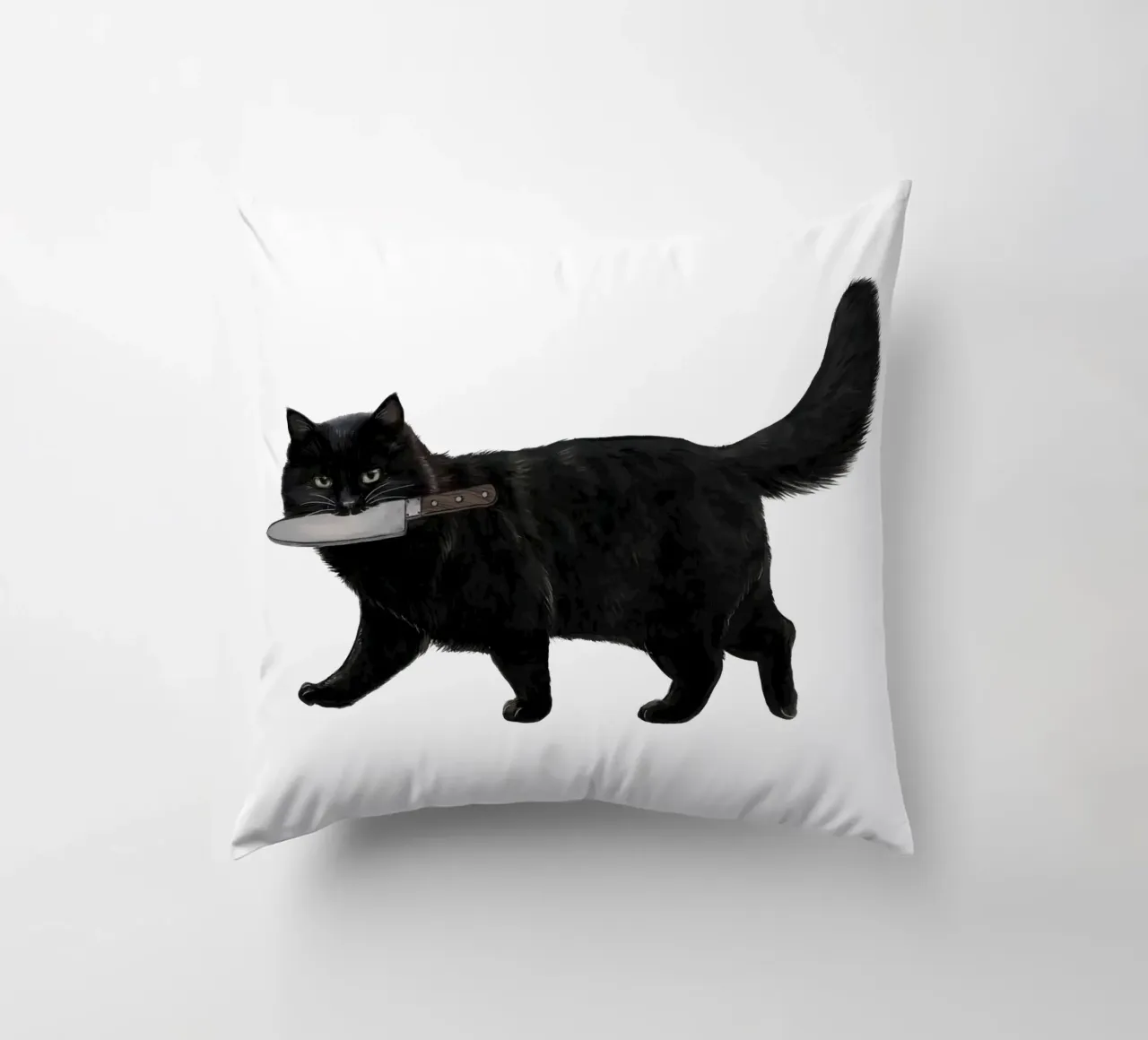 Coltello Gatto cuscino da Laura Graves
