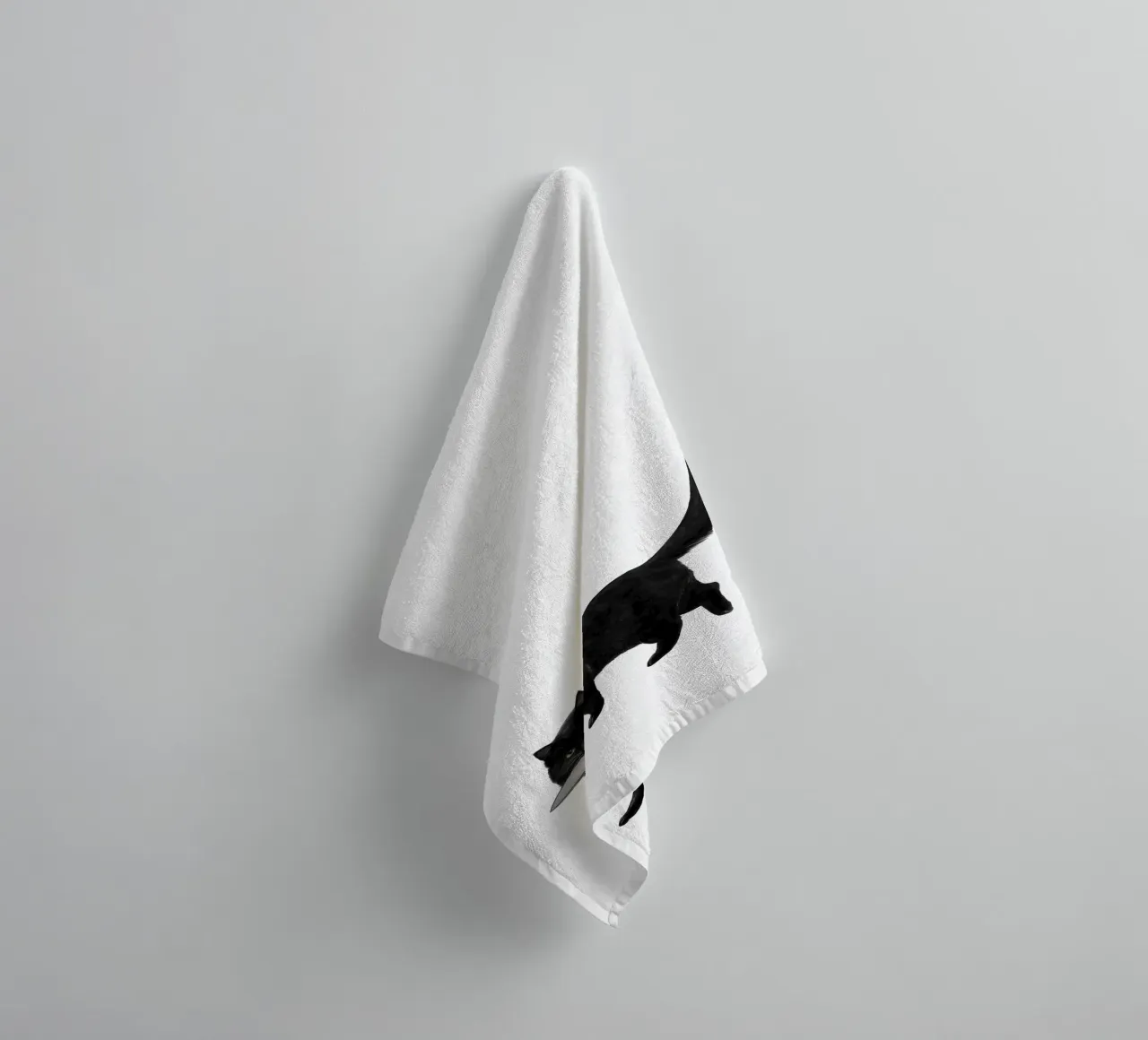 Messer Katze Handtuch von Laura Graves