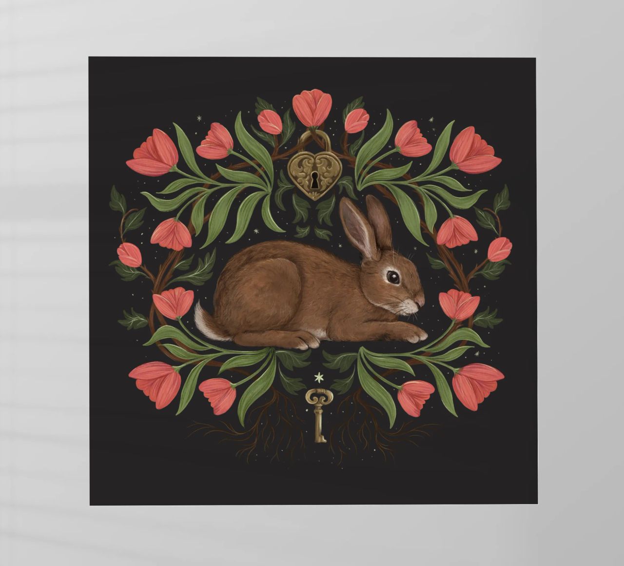 Rabbit In The Secret Garden pellicola backlit da Laura Graves