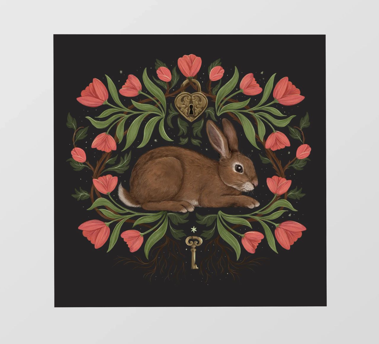 Rabbit In The Secret Garden pellicola backlit da Laura Graves