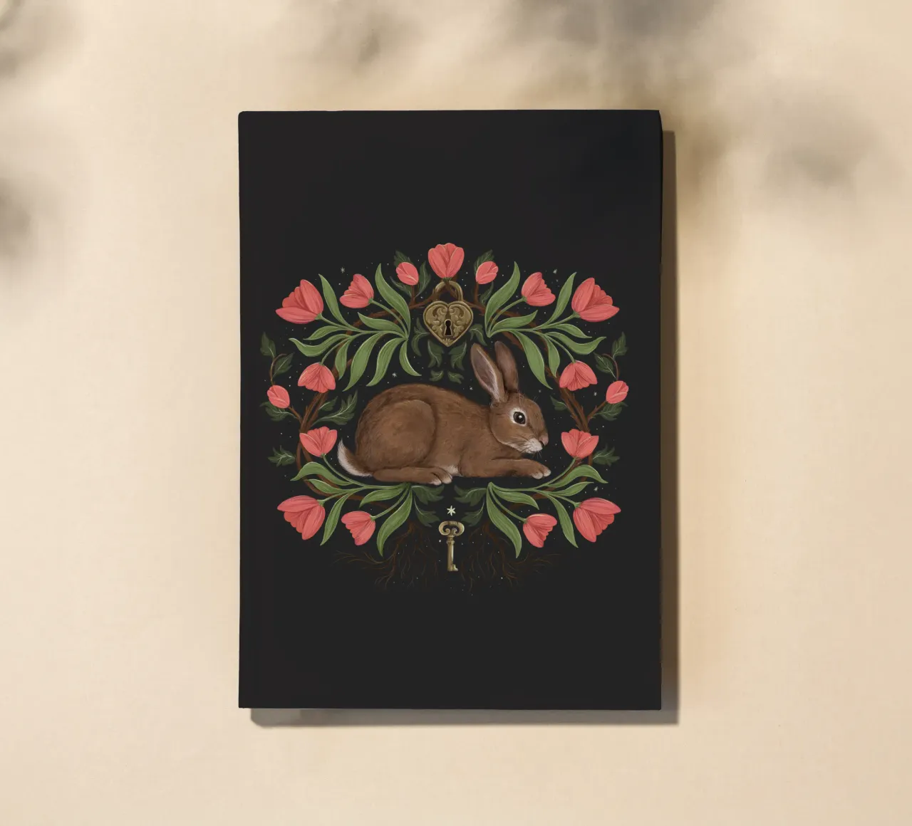 Rabbit In The Secret Garden notebook by Laura Graves
